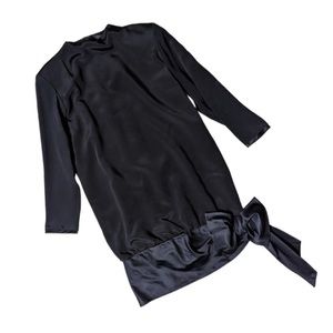 Vintage Mark Heister bow black dress